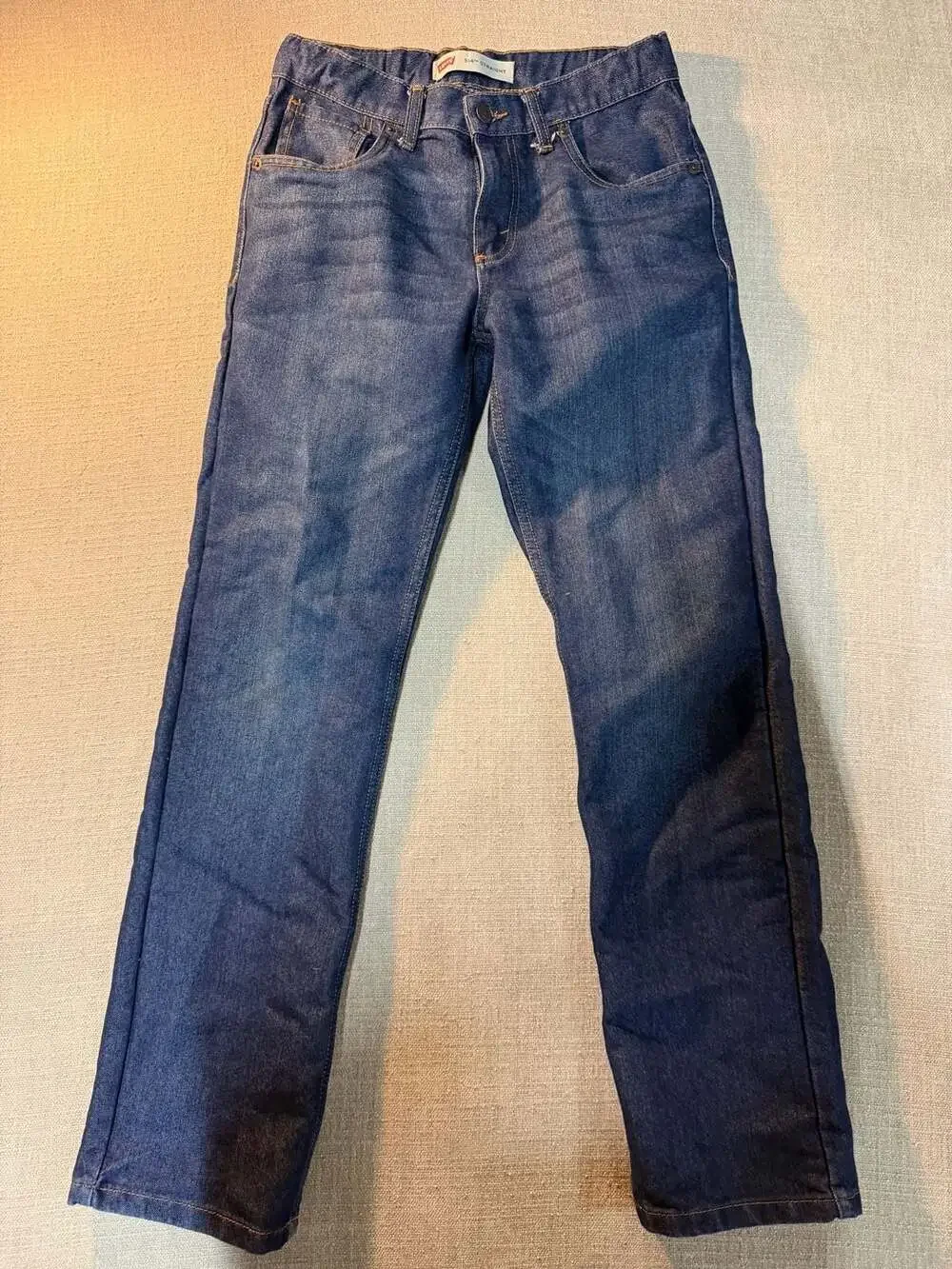Levi's 514 Straight Fit Jeans Blue Denim Size 16 Reg W28 L30